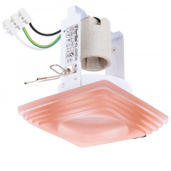 Декоративный точечный светильник Brille 20W HDL-G24 Розовый 162089 Хмельницький