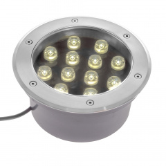 Светильник грунтовой Brille LED IP67 12W LG-24 Серебристый 34-172 Черкассы