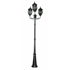 Вуличний ліхтар Brille GL-02 Чорний у класичному стилі Виноградів
