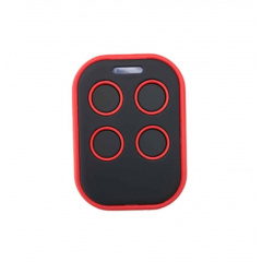 Мультичастотный дублирующий пульт РТ дистанционного управления 280-868МГЦ красный с черными кнопками Одеса