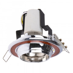 Поворотный точечный светильник Brille 60W RO-50 Хром 161270 Конотоп
