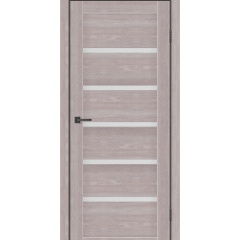 Дверне полотно MS Doors TEXAS 90 см Дуб сірий скло сатин Червоноград
