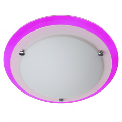 Светильник настенно-потолочный Brille 60W W-188 Розовый Ужгород