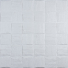 Самоклеюча 3D панель 3D Loft білі рвані кубики 700x700x8мм Володарськ-Волинський