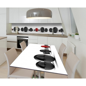 Наклейка 3Д вінілова на стіл Zatarga «Винятковий» 600х1200 мм для будинків, квартир, столів, кав'ярень