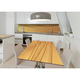 Наклейка 3Д виниловая на стол Zatarga «Караваны в пустыне» 650х1200 мм для домов, квартир, столов, кофейн,