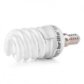 Лампа энергосберегающая Brille Стекло 13W Белый 128091