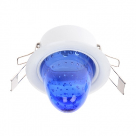 Декоративный точечный светильник Brille 20W HDL-G58 Синий 167002