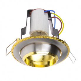 Поворотный точечный светильник Brille 60W RO-50 Никель 161240