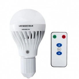 Лампа аварийного освещения с аккумулятором и пультом ДУ Nectronix EL-702 Е27 Теплый свет (100928)