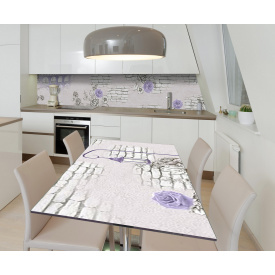 Наклейка 3Д виниловая на стол Zatarga «Стена Коллизея» 600х1200 мм для домов, квартир, столов, кофейн, кафе