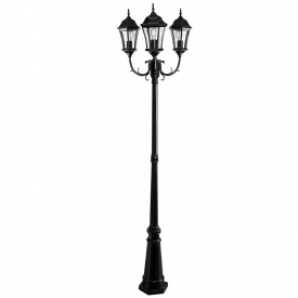 Вуличний ліхтар Brille GL-01 Чорний у класичному стилі