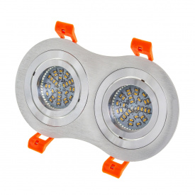 Поворотный точечный светильник Brille 40W HDL-DT 108 Серебристый 36-253