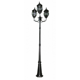Уличный фонарь Brille GL-02 Черный в классическом стиле
