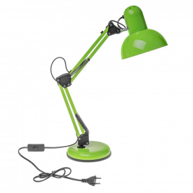 Настольная лампа в современном стиле офисная Brille 40W MTL-23 Зеленый