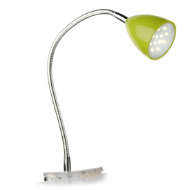 Настольная лампа LED в современном стиле на прищепке Brille 1.8W MTL-22 Хром