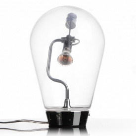 Настольная лампа хай-тек Brille 60W BL-033 Хром