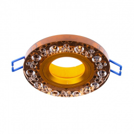 Декоративный точечный светильник Brille HDL-G19 Золотистый L13-040