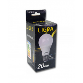 Светодиодная лампа LIGRA А65 20W 4100K E27 (LGR-2024-65)
