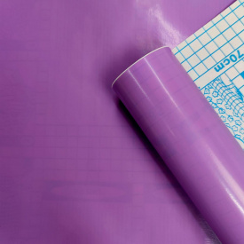 Самоклеющаяся пленка Sticker Wall фиолетовая 0,45х10м (7001)