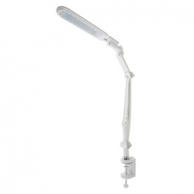Настольная лампа LED в современном стиле на струбцине Brille 10W SL-61 Серебристый