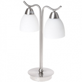 Настольная лампа минимализм декоративная Brille BKL-511 Хром