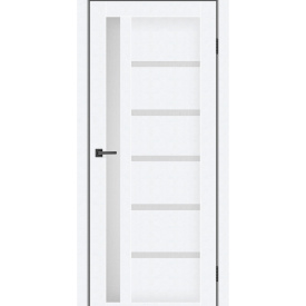 Дверне полотно MS Doors ORLEAN 60см арктик скло сатин
