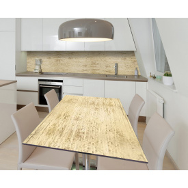Наклейка 3Д виниловая на стол Zatarga «Ствол дерева» 650х1200 мм для домов, квартир, столов, кофейн, кафе