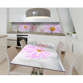 Наклейка 3Д вінілова на стіл Zatarga «Чудний сон» 600х1200 мм для будинків, квартир, столів, кафе