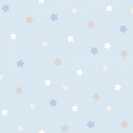 Паперові дитячі шпалери ICH Dandino Lullaby 225-1 0.53 х 10.05 м Блакитний
