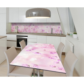 Наклейка виниловая на стол Zatarga "Цветочная нежность" 600х1200 мм