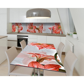 Наклейка 3Д виниловая на стол Zatarga «Царская корона» 650х1200 мм для домов, квартир, столов, кофейн, кафе