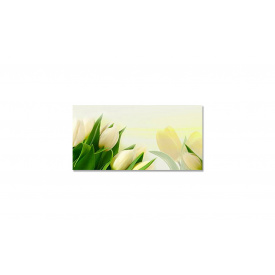 Наклейка вінілова на стіл Zatarga  "Весняні тюльпани" 600х1200 мм