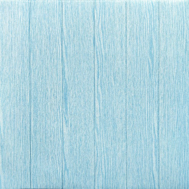 Самоклеюча 3D панель Sticker Wall SW-00001338 Синє дерево 700х700х4мм