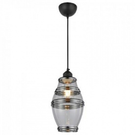 Світильник підвісний під лампу E27 Horoz Electric Element-2 Хром (021-015-0002-040)