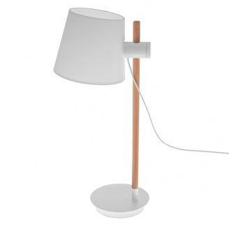 Настольная лампа в современном стиле Brille 60W BKL-644 Коричневый