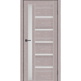 Дверное полотно MS Doors ORLEAN 70см дуб серый стекло сатин