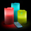 Ночник детский светодиодный Luma Candles Plus разноцветный на 3 свечи с пультом Ровно