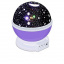 Нічник куля проектор обертається зоряне небо дитячий Star Master Dream QDP01 куля Purple (gr006653) Харків