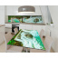 Наклейка 3Д виниловая на стол Zatarga «Бурлящие водопады» 650х1200 мм для домов, квартир, столов, кофейн, кафе Киев