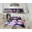 Наклейка 3Д виниловая на стол Zatarga «Черничный зефир» 650х1200 мм для домов, квартир, столов, кофейн, кафе Дубно