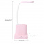 Настольная светодиодная лампа RIAS Multifunctional Desk Lamp с держателем для телефона 1200mAh Pink (3_02971) Миколаїв