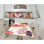 Наклейка 3Д вінілова на стіл Zatarga «Білі вина» 650х1200 мм для будинків, квартир, столів, кав'ярень Хмельницький