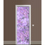 Наклейка на двері Zatarga «Фіолетовий сон» 650х2000 мм вінілова 3Д наклейка декор самоклеюча Єланець