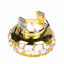 Декоративный точечный светильник Brille HDL-G202 Золотистый L13-064 Ровно