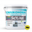 Краска силиконовая для ванной кухни и помещений с повышенной влажностью SkyLine 14 кг Белый Ровно