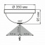 Светильник декоративный настенно-потолочный ERKA - 1149D-SB 2х26W с датчиком движения (114957) Бровары