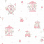 Паперові дитячі шпалери ICH Dandino Lullaby 220-2 0.53 х 10.05 м Біло-рожевий Київ