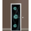 Наклейка на дверь Zatarga «Георгины в паутине» 650х2000 мм виниловая 3Д наклейка декор самоклеящаяся Киев