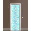 Наклейка на дверь Zatarga «Бирюзовый союз» 650х2000 мм виниловая 3Д наклейка декор самоклеящаяся Луцк